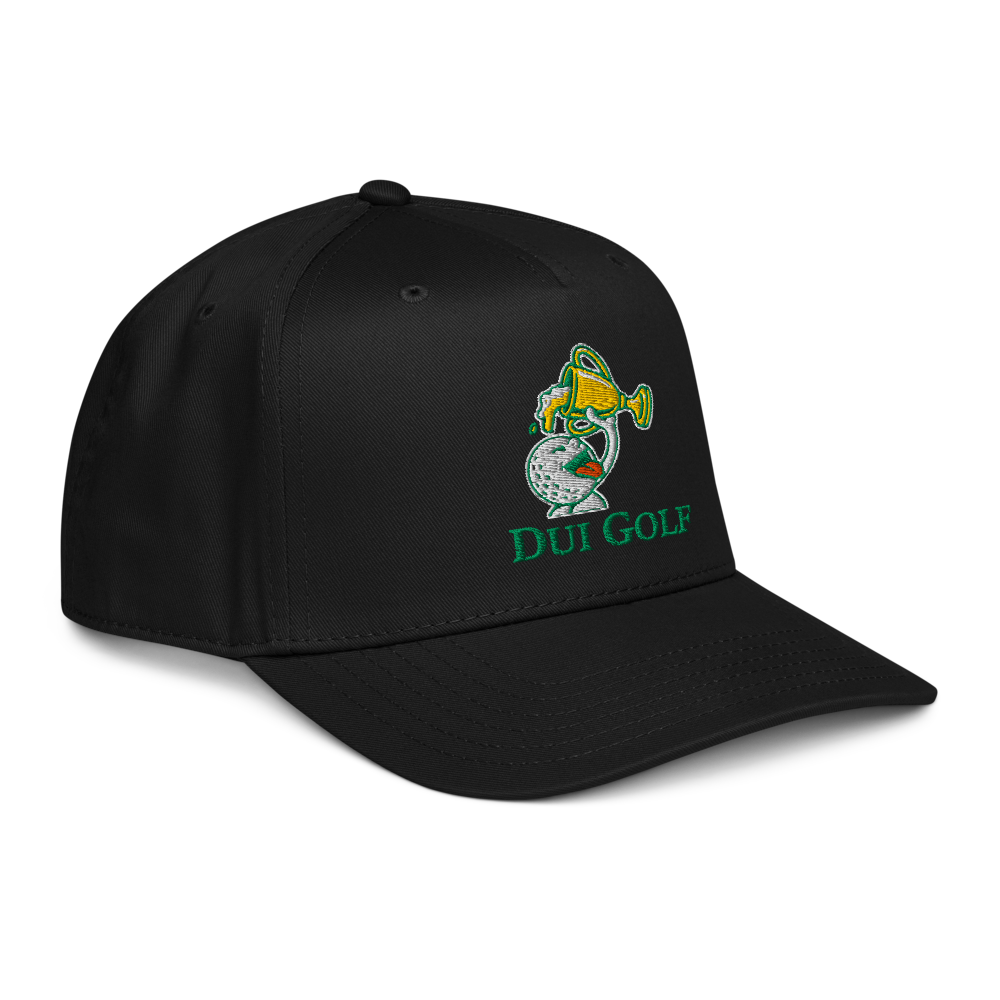 DUI Golf Snapback Hat – Black