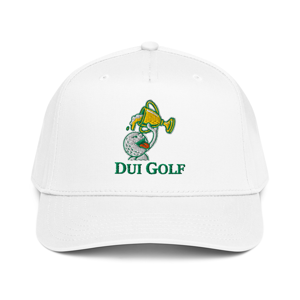 DUI Golf Snapback Hat – White