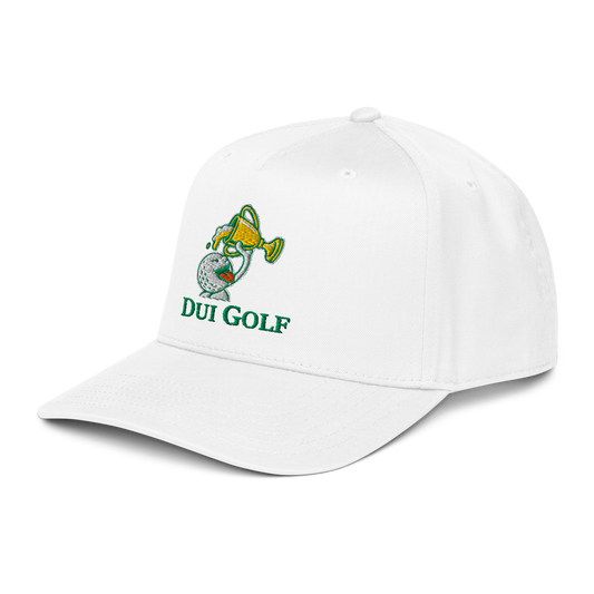 DUI Golf Snapback Hat – White