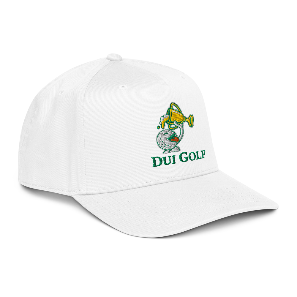 DUI Golf Snapback Hat – White