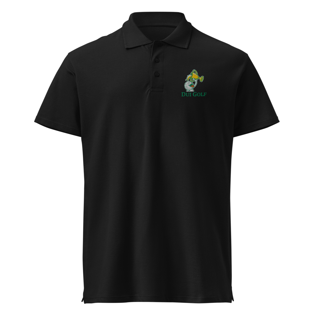 DUI Golf Premium Polo Shirt Black