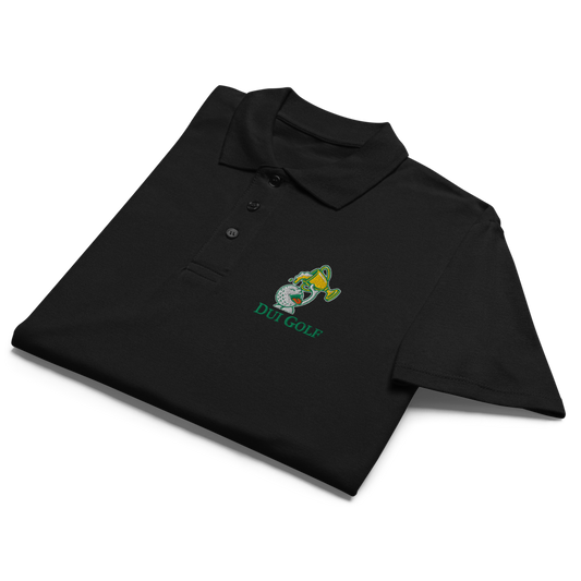 DUI Golf Premium Polo Shirt Black