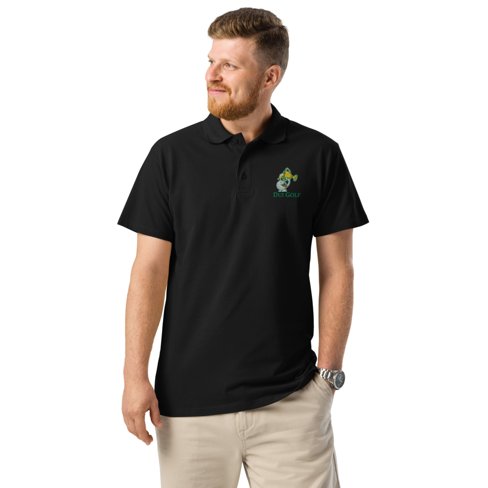 DUI Golf Premium Polo Shirt Black
