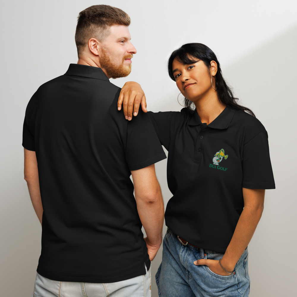 DUI Golf Premium Polo Shirt Black