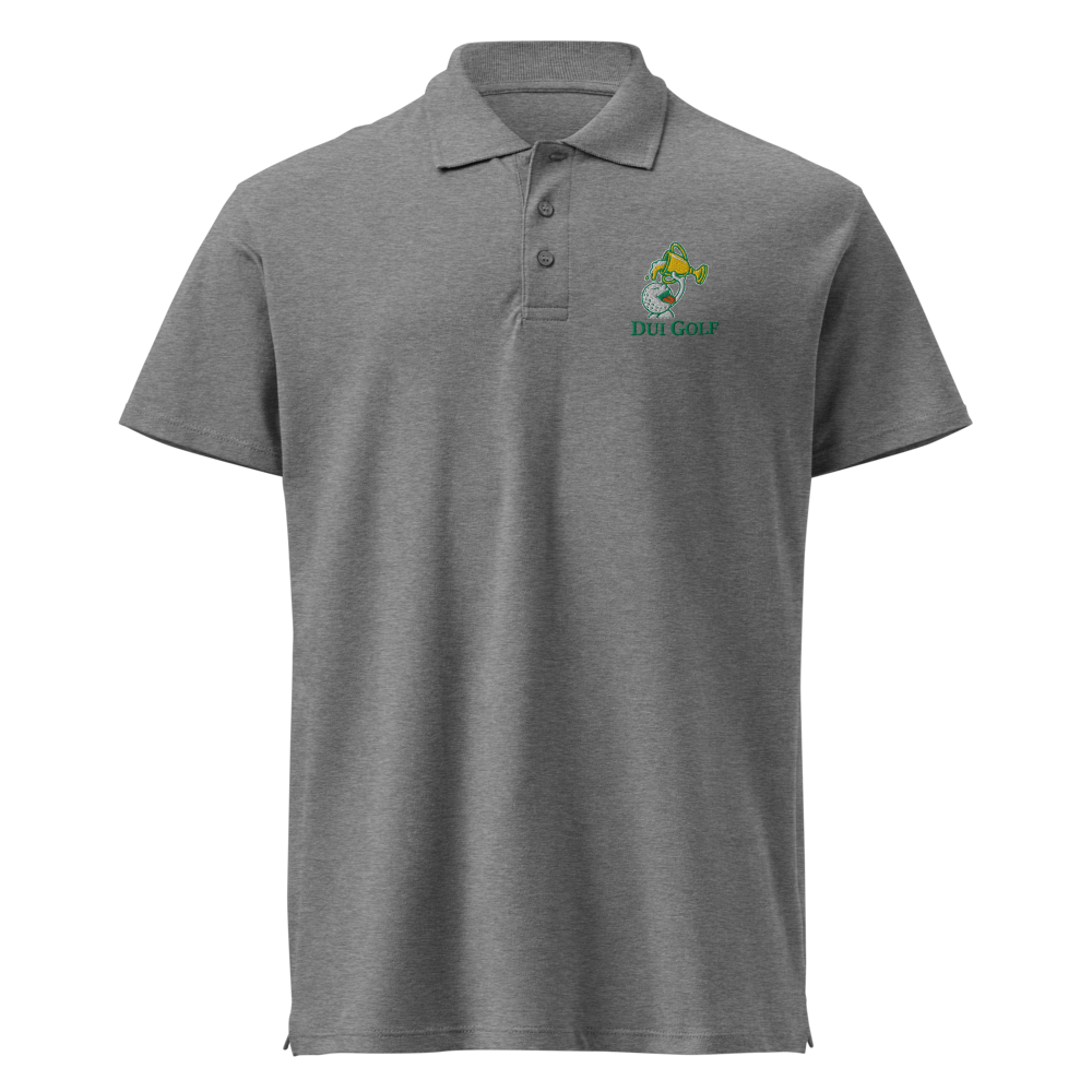 DUI Golf Premium Polo Shirt Grey