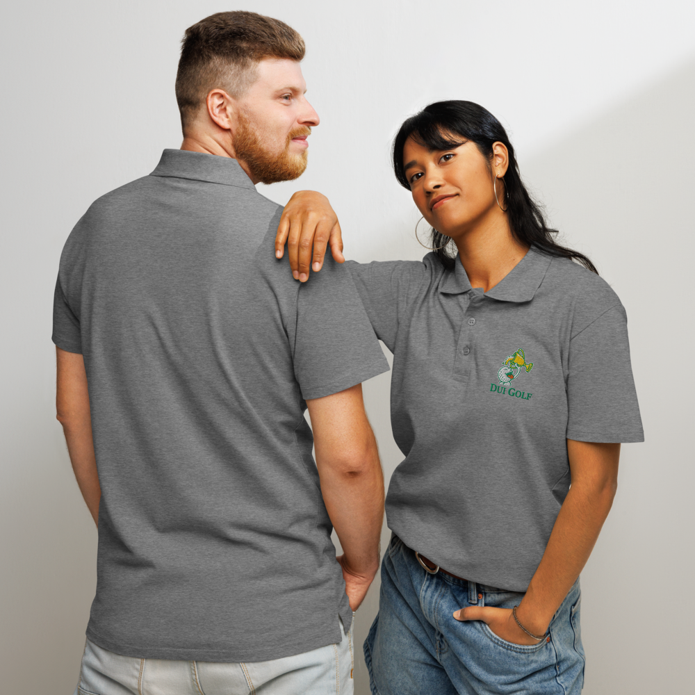 DUI Golf Premium Polo Shirt Grey