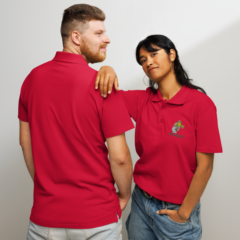 DUI Golf Premium Polo Shirt Red
