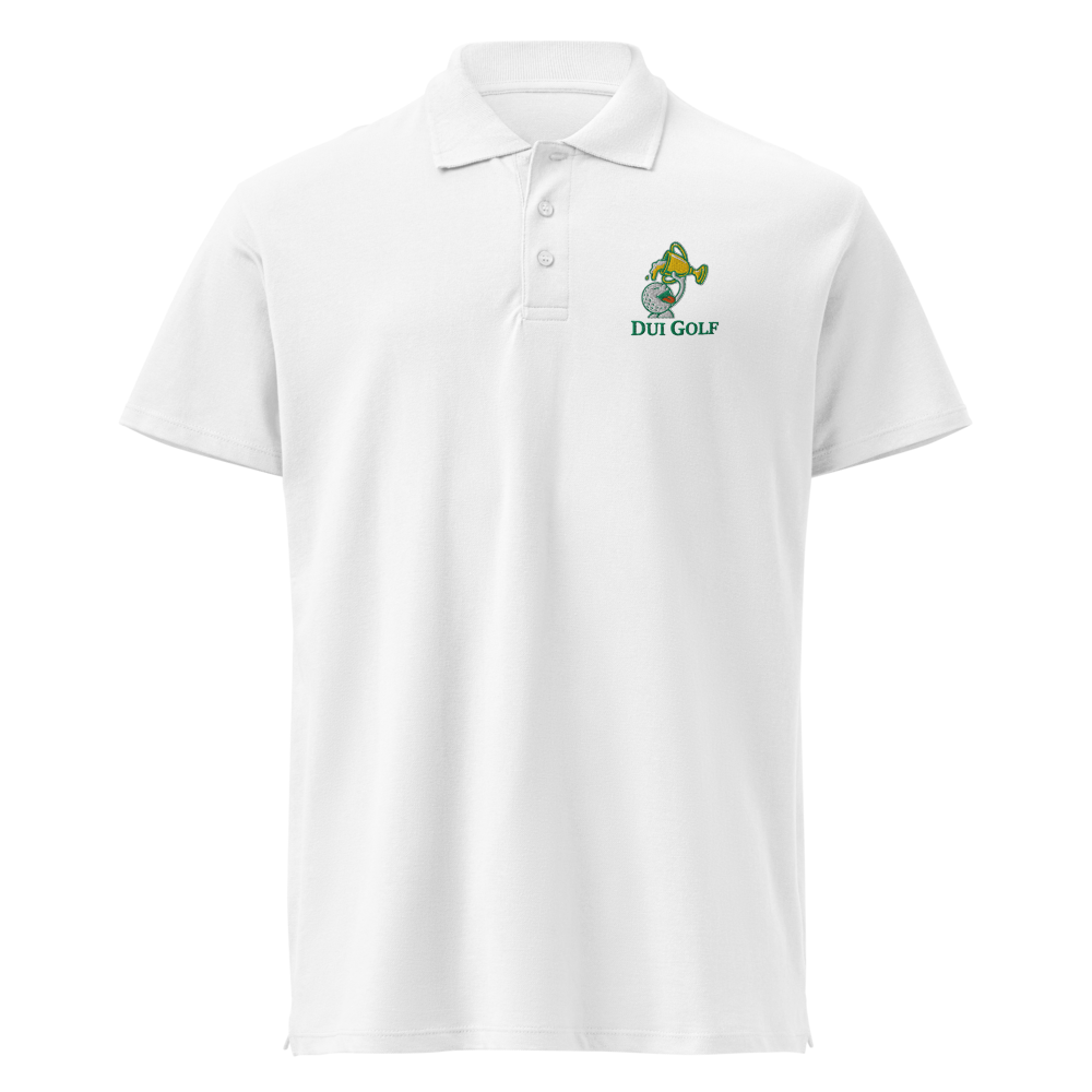 DUI Golf Premium Polo Shirt White