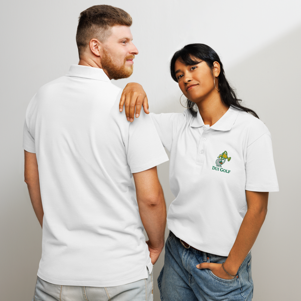 DUI Golf Premium Polo Shirt White